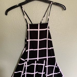 Open Cross Back A line dress